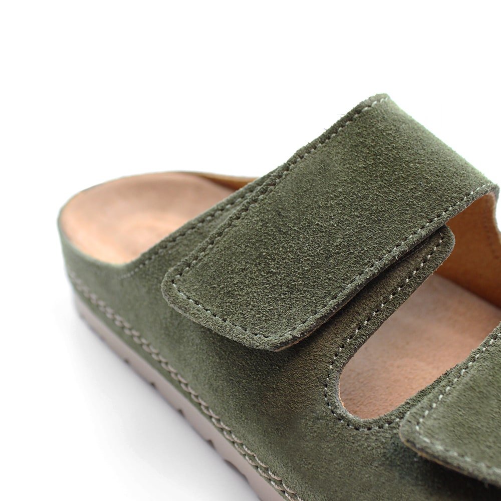 Produktbild 7 - Minfot Luma Sandaler med Klettlukning, Mocka, Grøn