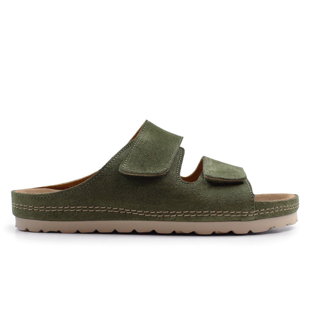 Produktbild 3 - Minfot Luma Sandaler med Klettlukning, Mocka, Grøn