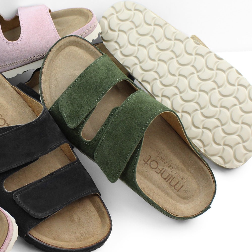 Produktbild 9 - Minfot Luma Sandaler med Klettlukning, Mocka, Grøn