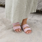 Minfot Luma Sandaler Velcro Ruskind Lyserød