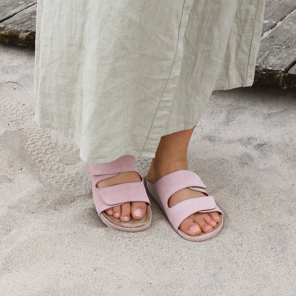 Produktbild 11 - Minfot Luma Sandaler med Klettlukning, Mocka, Rosa