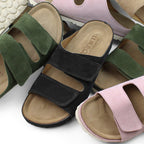 Minfot Luma Sandaler Velcro Ruskind Sort