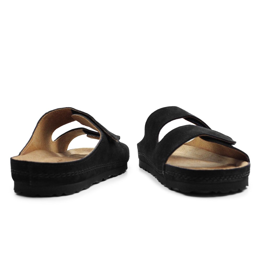 Minfot Luma Sandaler Velcro Ruskind Sort