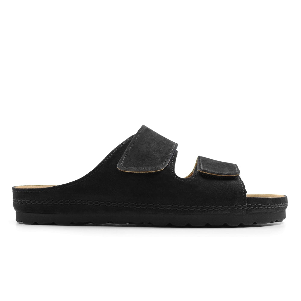 Produktbild 3 - Minfot Luma Sandaler med Klettlukning, Mocka, Sort