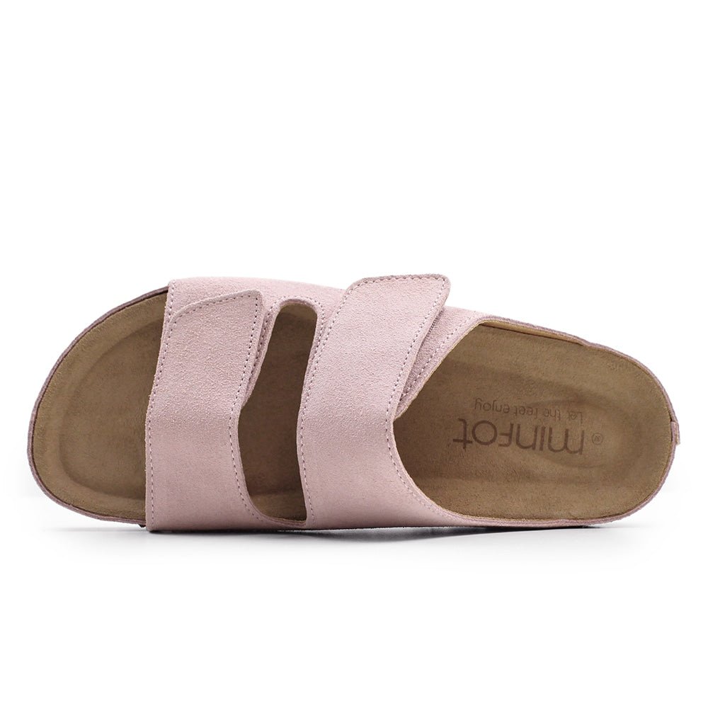 Produktbild 5 - Minfot Luma Sandaler med Klettlukning, Mocka, Rosa