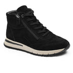 Minfot Luna Høy Sneaker Ruskind Sort