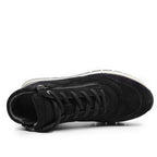 Minfot Luna Høy Sneaker Ruskind Sort