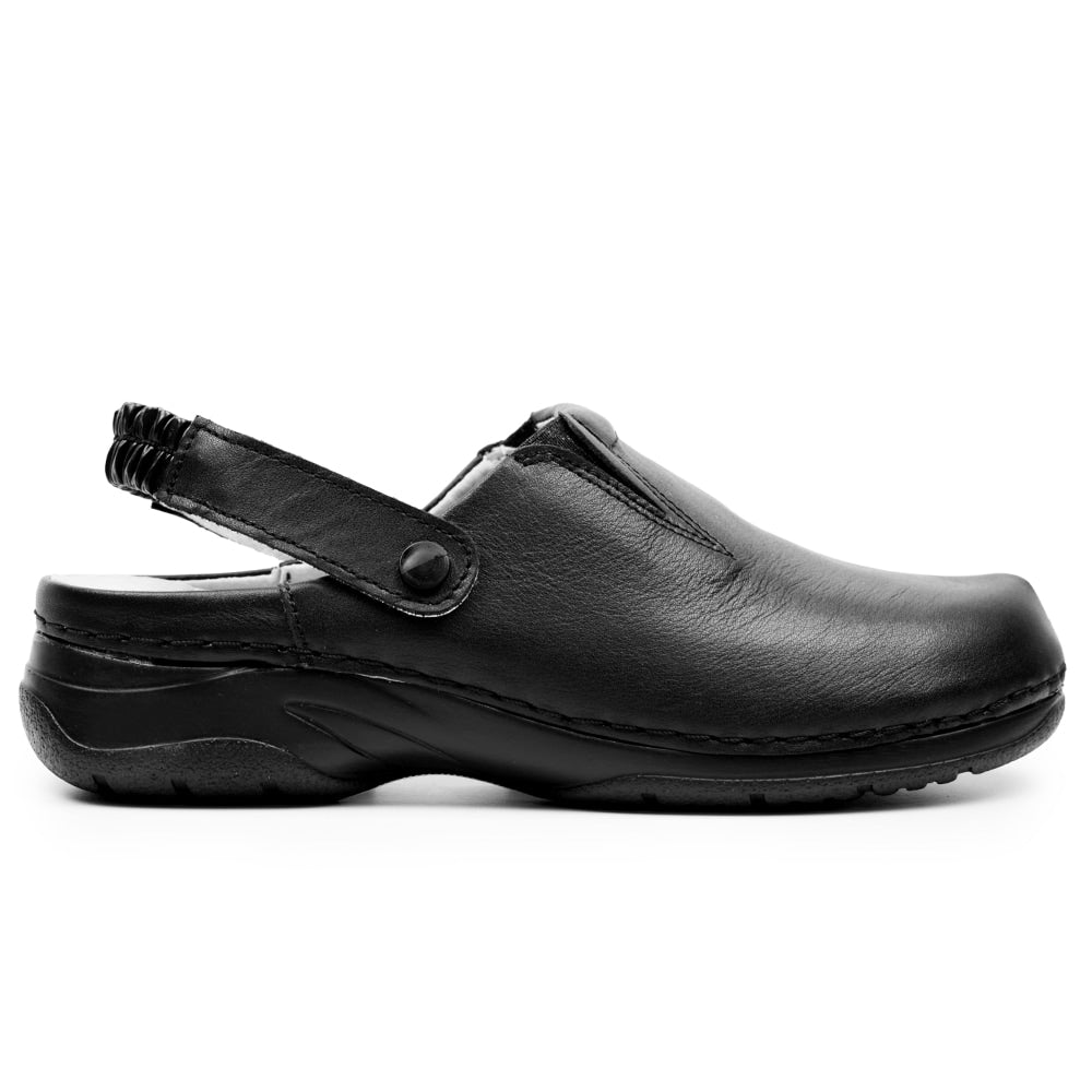 Minfot Arbejdssko Tøffel Blød Sort