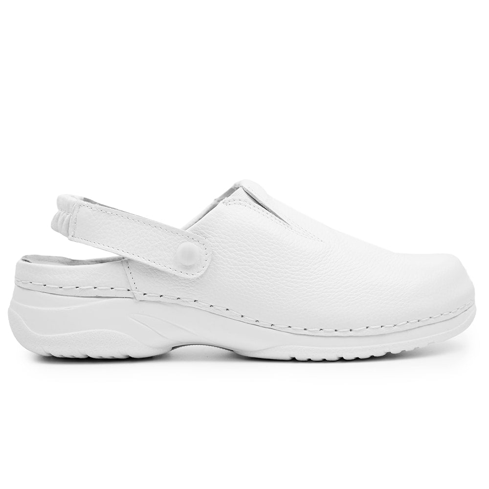 Minfot Arbejdssko Tøffel Blød Hvid