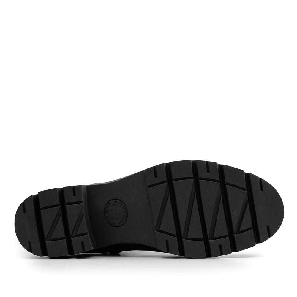 Minfot Noa Boots med Zip Stretch Læder Sort