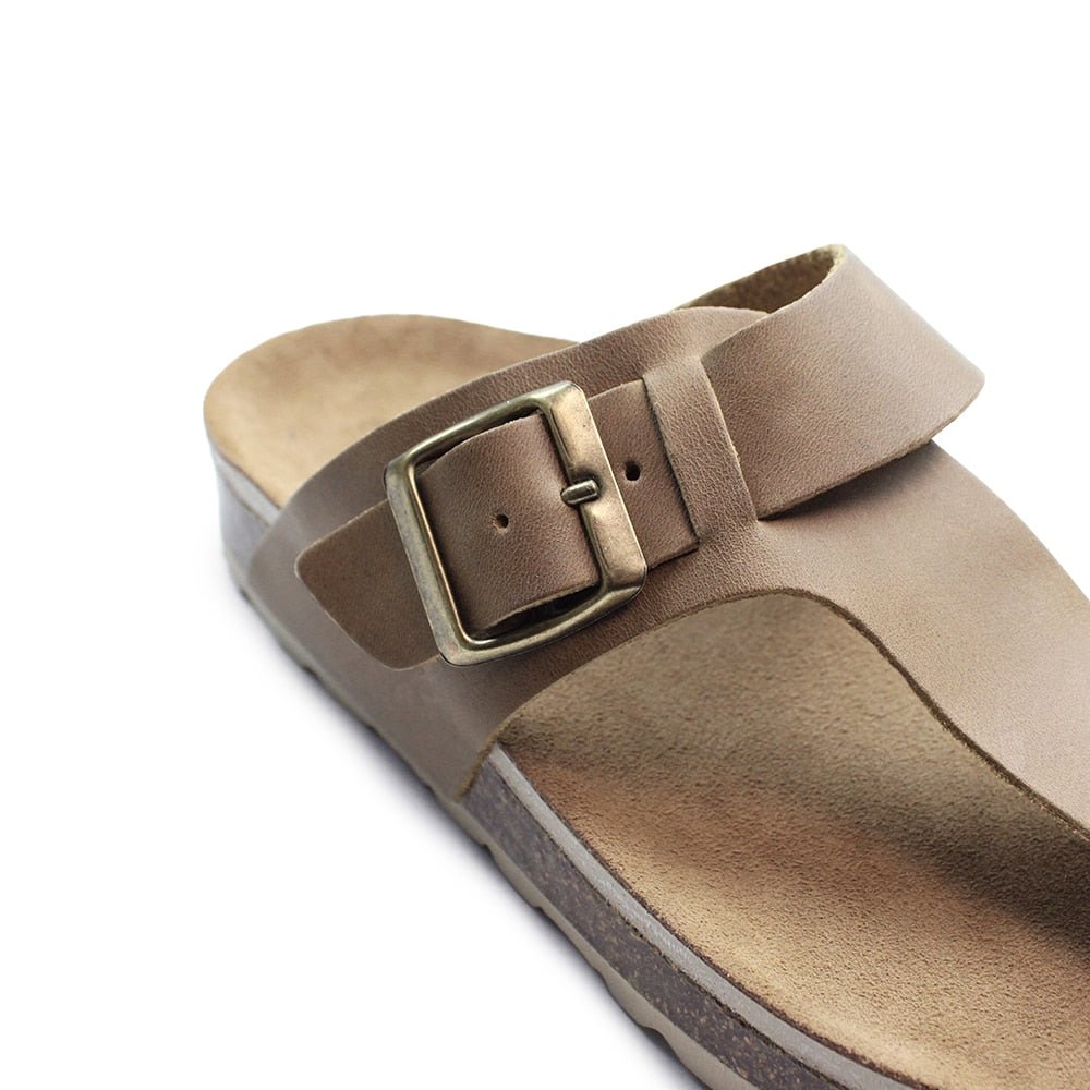 Minfot Noa Tåsandaler Llæder Primo Soft Beige