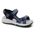 Minfot Nyhamn Sandaler Dame Nubuck Blå