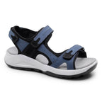 Minfot Nyhamn Sandaler Dame Nubuck Blå