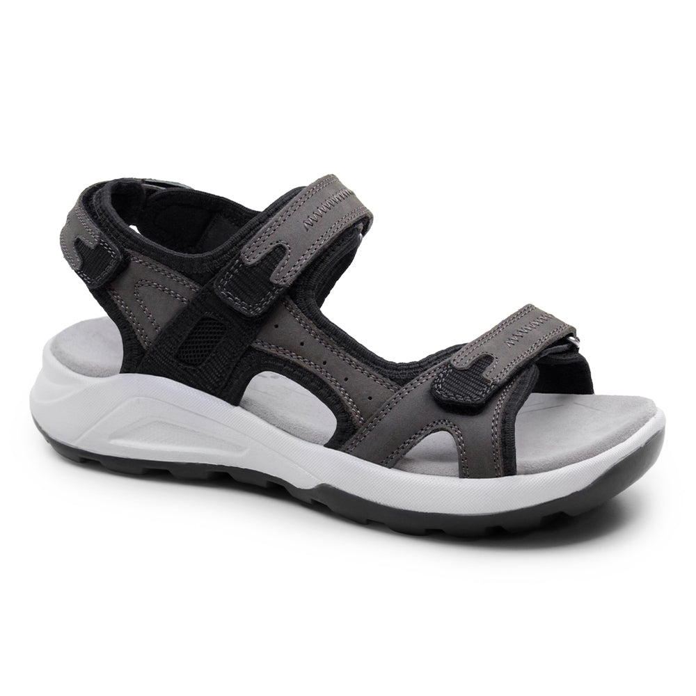 Minfot Nyhamn Sandaler Dame Nubuck Stone