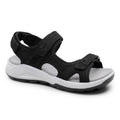 Minfot Nyhamn Sandaler Dame Nubuck Sort