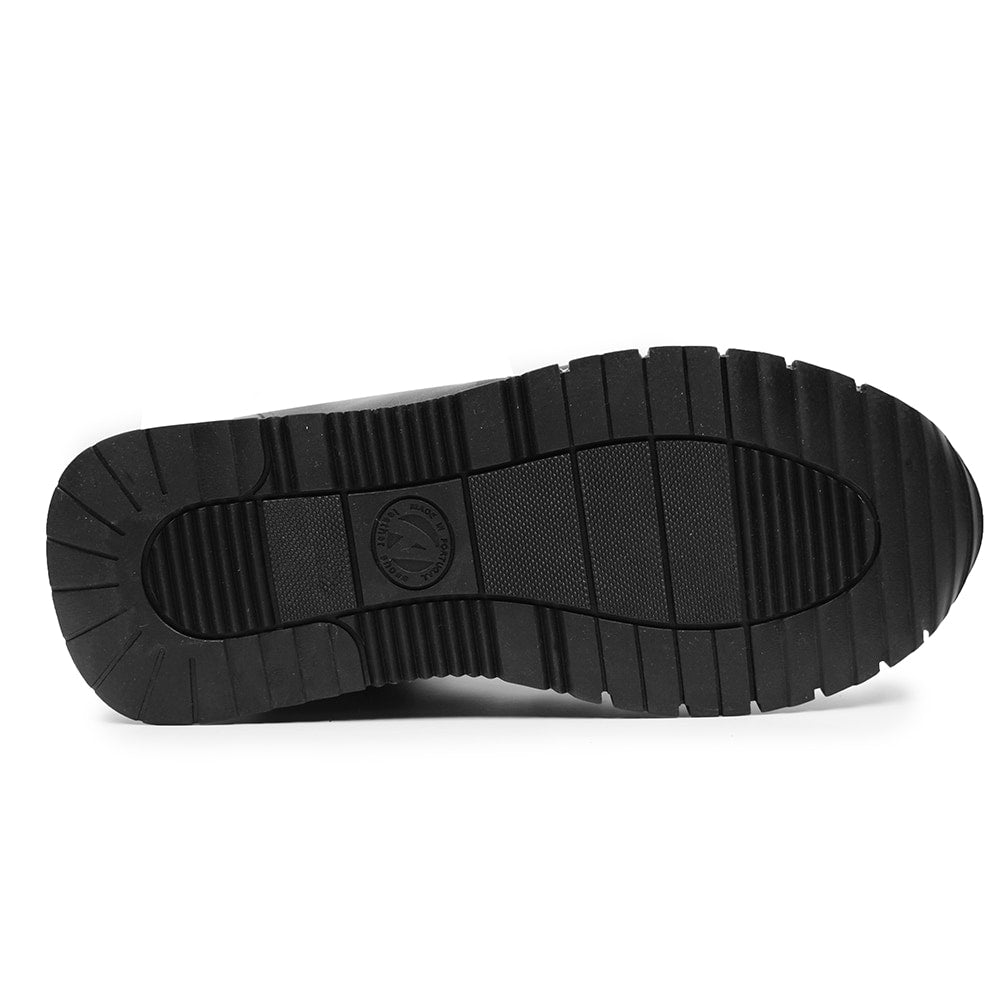 Produktbild 6 - Minfot Pim Høj Sneaker Bred Læder Sort