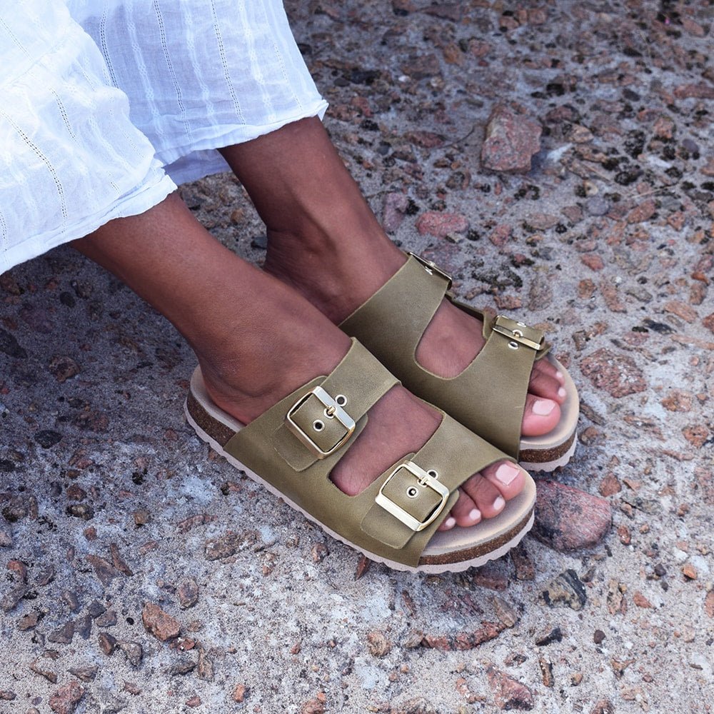 Produktbild 10 - Minfot Sandaler Primo Soft Ayo Läder Olive