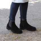 Minfot Ribe Chelsea Boots Zip Ruskind Sort