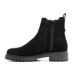 Minfot Ribe Chelsea Boots Zip Ruskind Sort