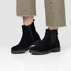 Minfot Ribe Chelsea Boots Zip Ruskind Sort