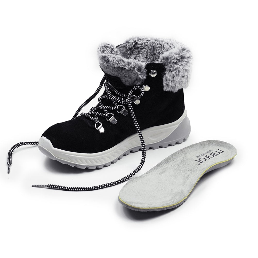 Minfot Sala Støvler Ruskind J-Tex Sort