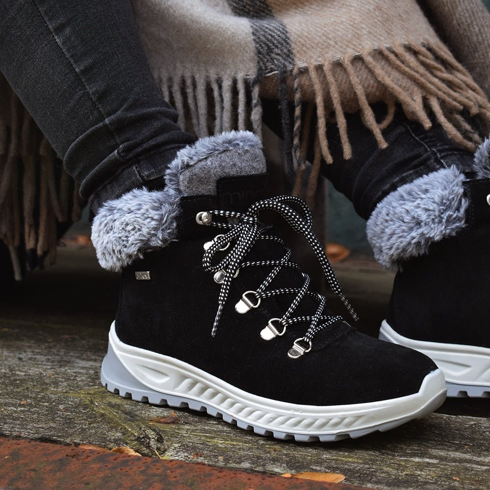 Minfot Sala Støvler Ruskind J-Tex Sort