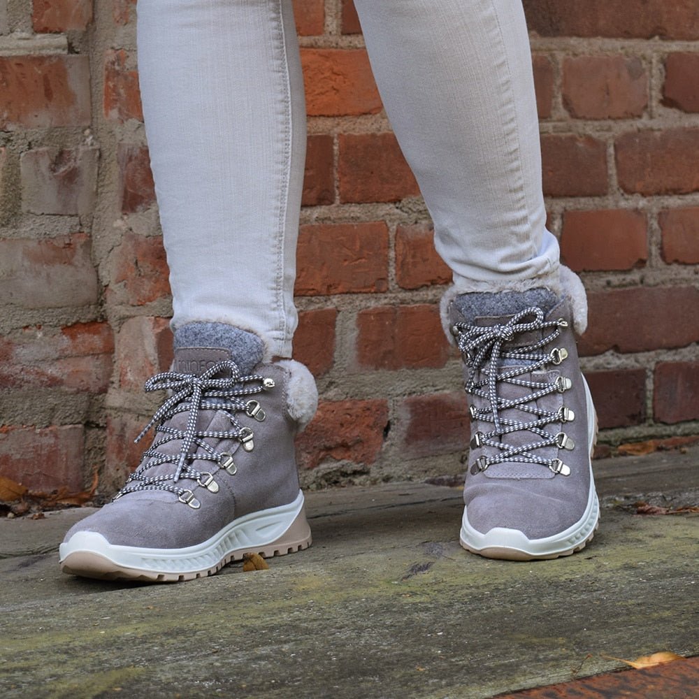Produktbild 15 - Minfot Sala Kängor Mocka J-Tex Taupe