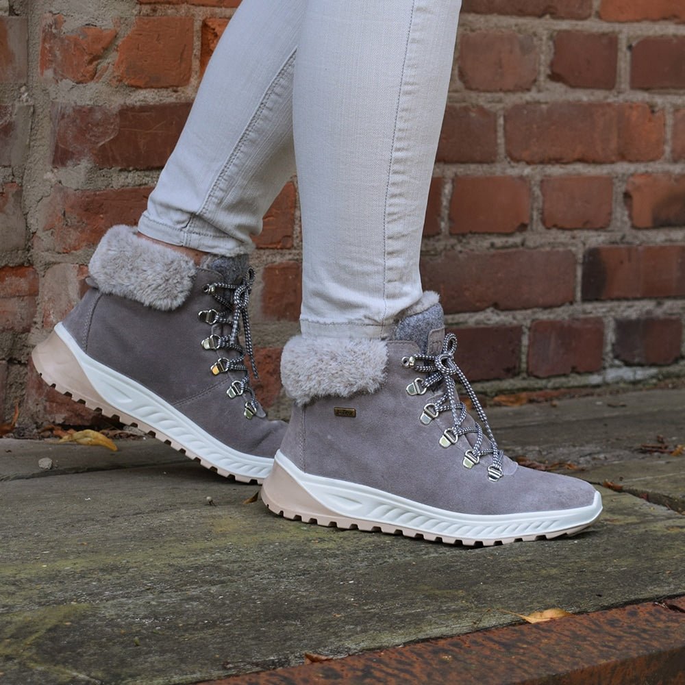 Produktbild 13 - Minfot Sala Kängor Mocka J-Tex Taupe