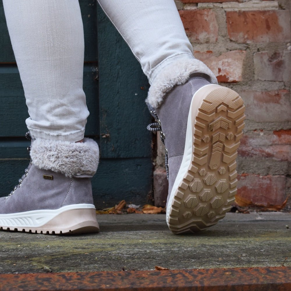 Produktbild 16 - Minfot Sala Kängor Mocka J-Tex Taupe