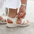 Minfot Cloudlite Nia Sandaler Dame Beige