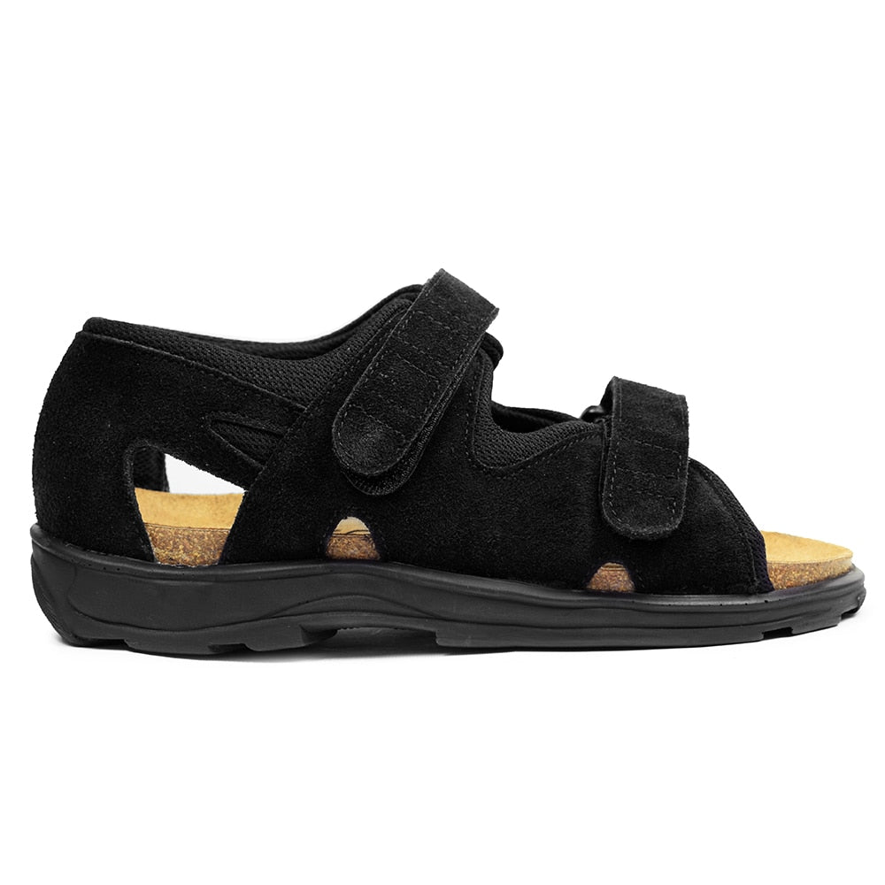 Minfot Sandaler Justi Svart Mocka