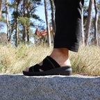 Minfot Sandal Komfort Maira Nubuck Sort
