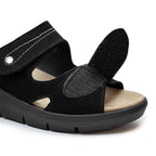 Minfot Sandal Komfort Maira Nubuck Sort