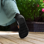 Minfot Sandal Komfort Mia med hælkap Nubuck Sort