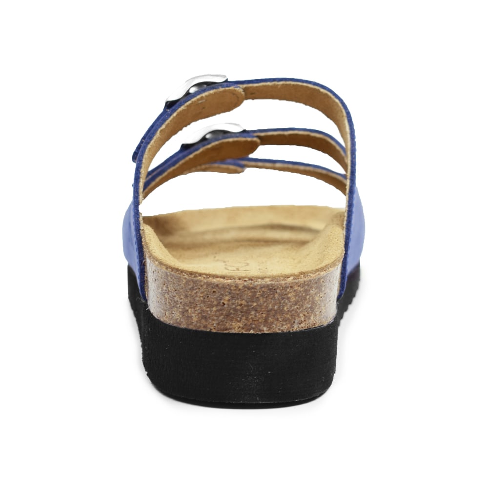 Produktbild 6 - Minfot Sandal Mjuk Bio Blå Nubuck