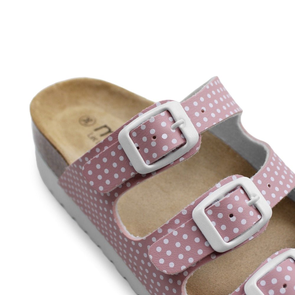 Produktbild 8 - Minfot Sandal Mjuk Bio Dots Rosa