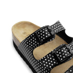 Minfot Dots Sandaler Dame Blød Bio Sort