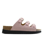 Minfot Sandal Blød Bio Dame Lyserød Ruskind