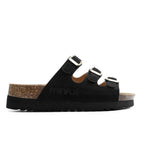 Minfot Sandal Blød Bio Nero Ruskind