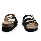 Minfot Sandal Blød Bio Nero Ruskind