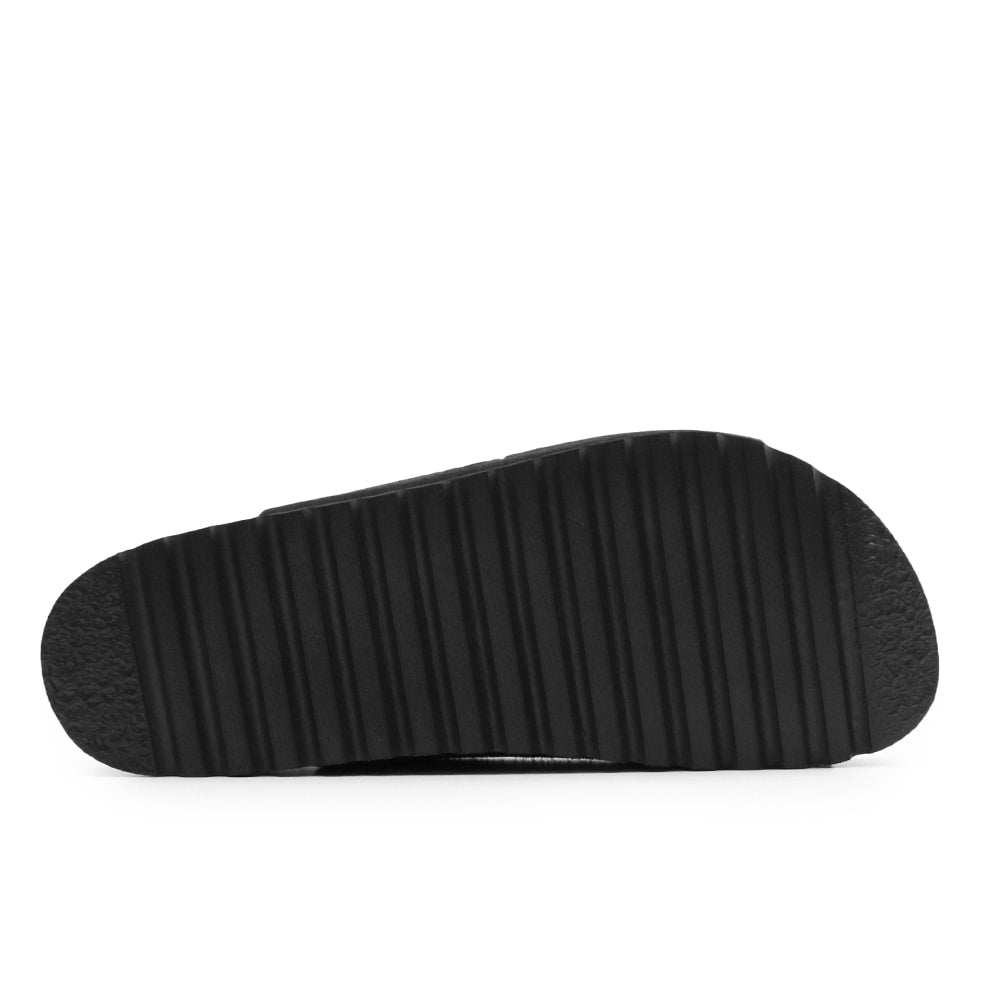 Minfot Sandal Blød Bio Nero Ruskind