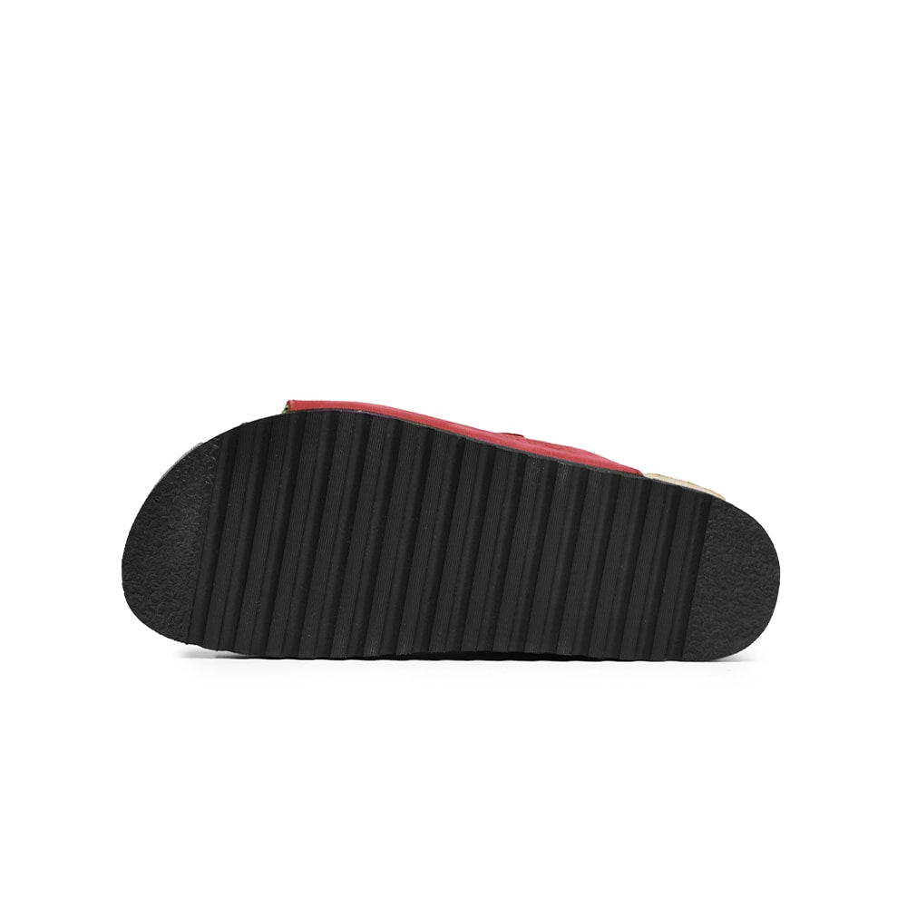 Produktbild 5 - Minfot Sandal Mjuk Bio Röd Nubuck