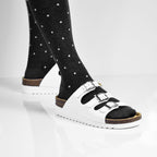Minfot Sandal Blød Bio Dame Nappa Hvid 