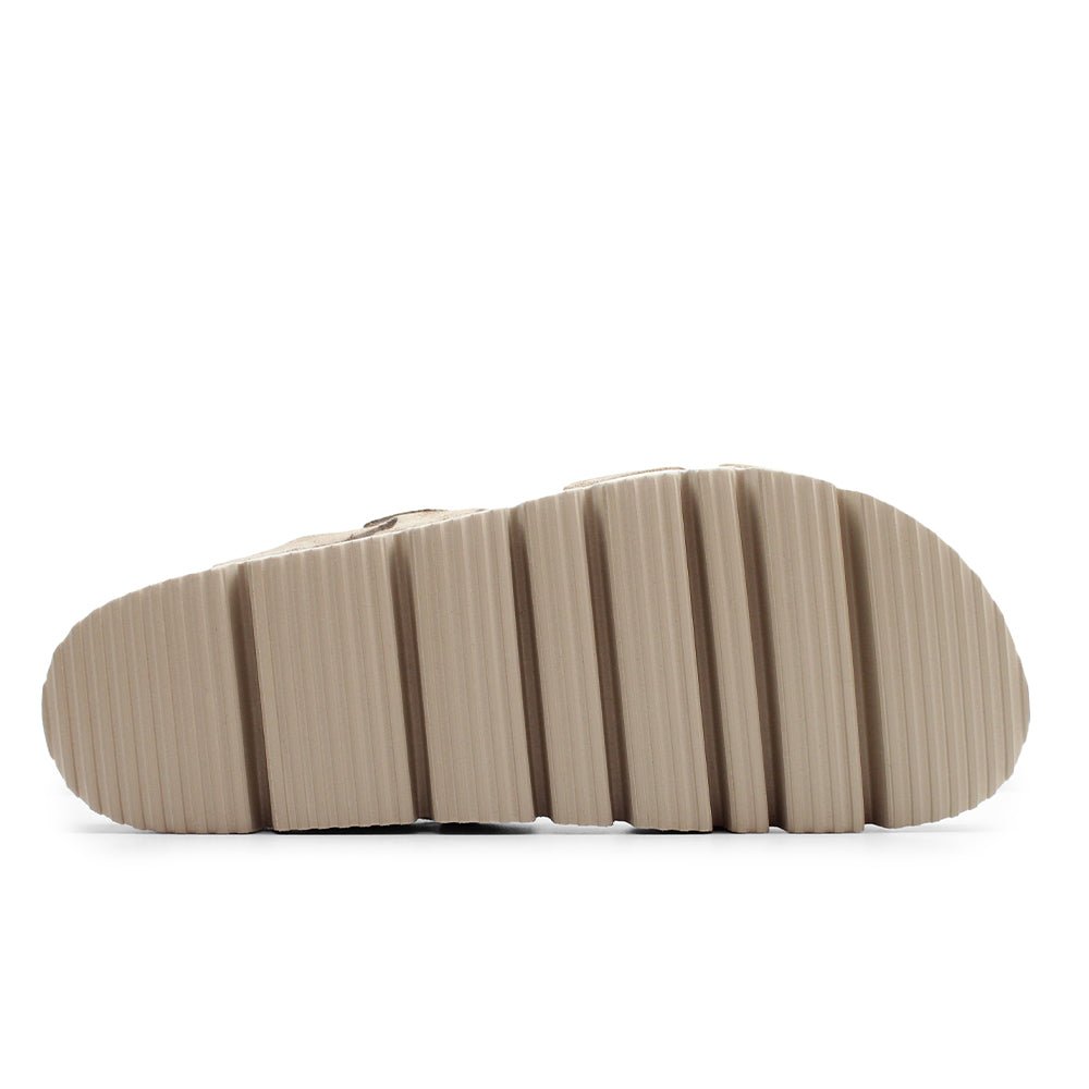 Minfot Upstep Lill Sandaler Dame Ruskind Taupe