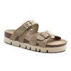 Minfot Upstep Lill Sandaler Dame Ruskind Taupe
