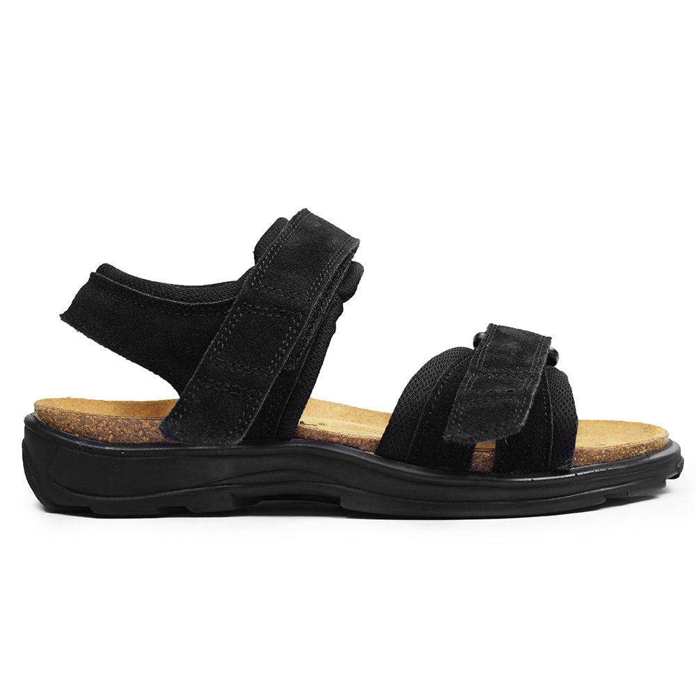 Minfot Sandaler Flex Svart Mocka