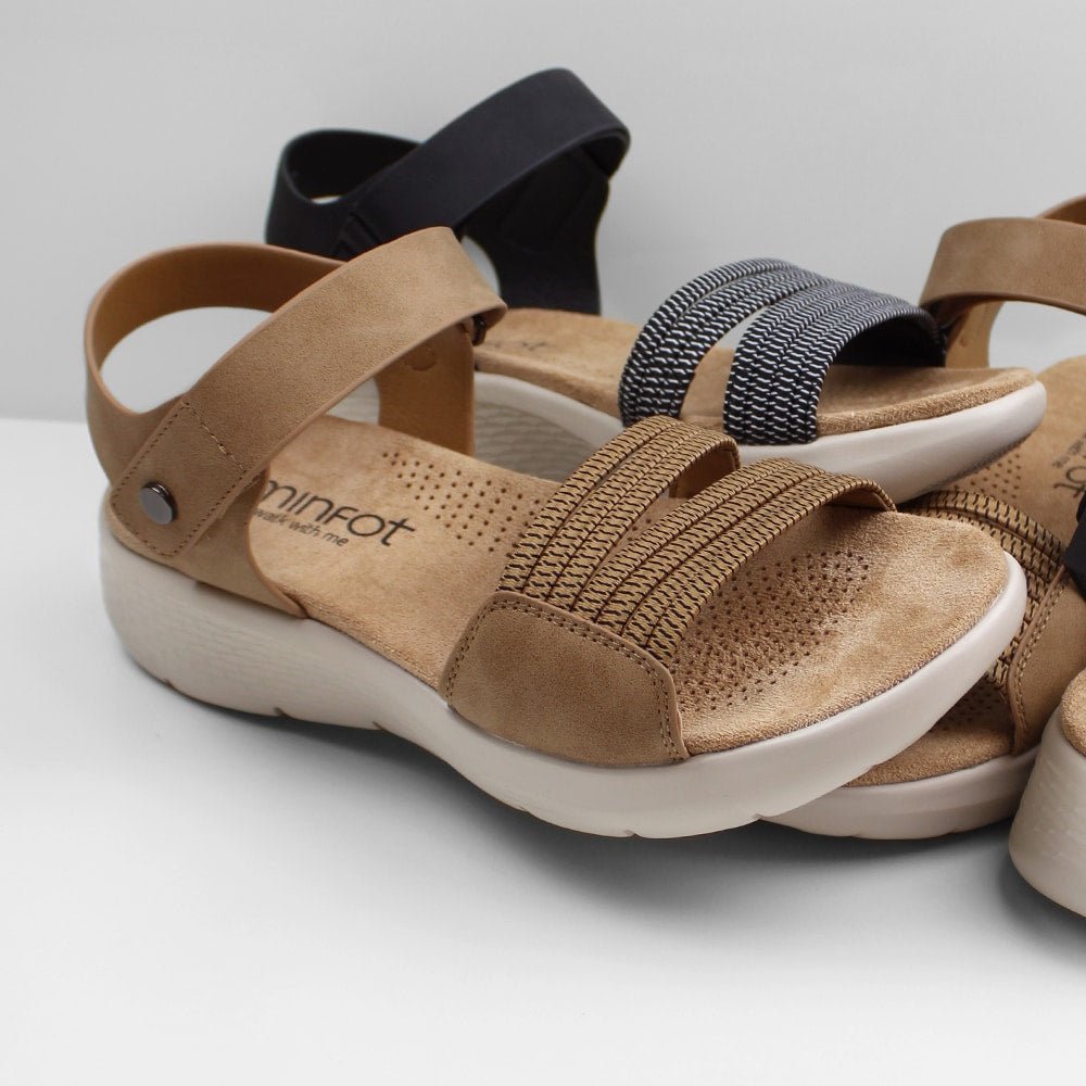 Minfot Cloudlite Eve Sandaler Dame Brun