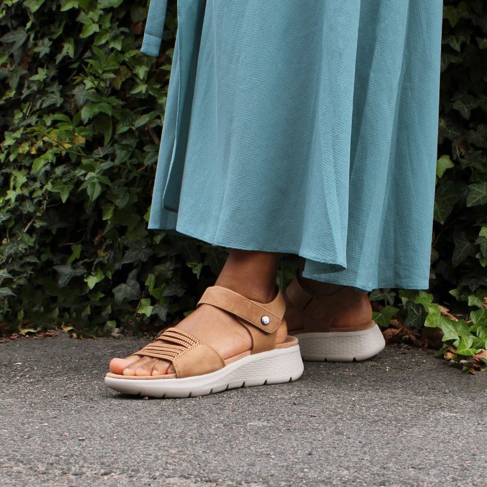 Minfot Cloudlite Eve Sandaler Dame Brun