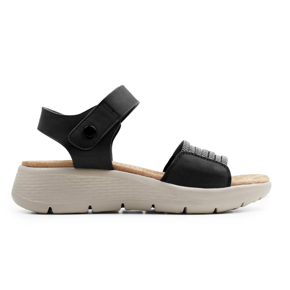 Produktbild 3 - Minfot Sandaler Cloudlite Eve Svart