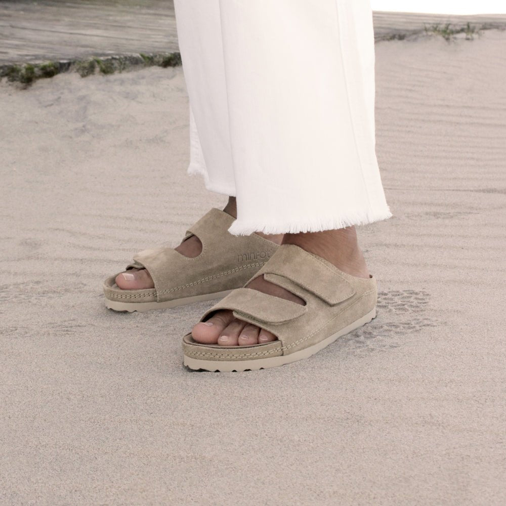 Minfot Luma Sandaler Velcro Ruskind Brun
